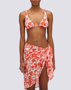 PAREO CON ESTAMPADO PATCHY FLOWERS