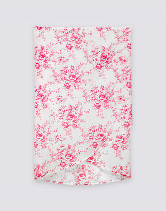 ROSE DE JOIE PRINT COTTON VOILE SARONG