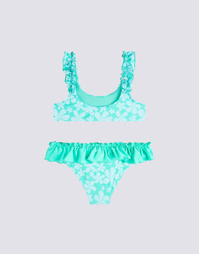 TOP Y BRAGUITA DE BIKINI CON VOLANTES