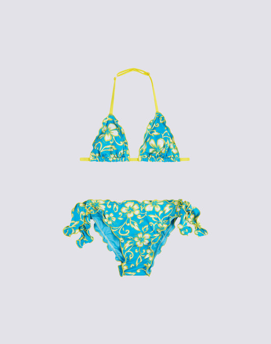 Wikini Moda Bikini e costumi SK23 bambina con fantasia floreale – SUNDEK