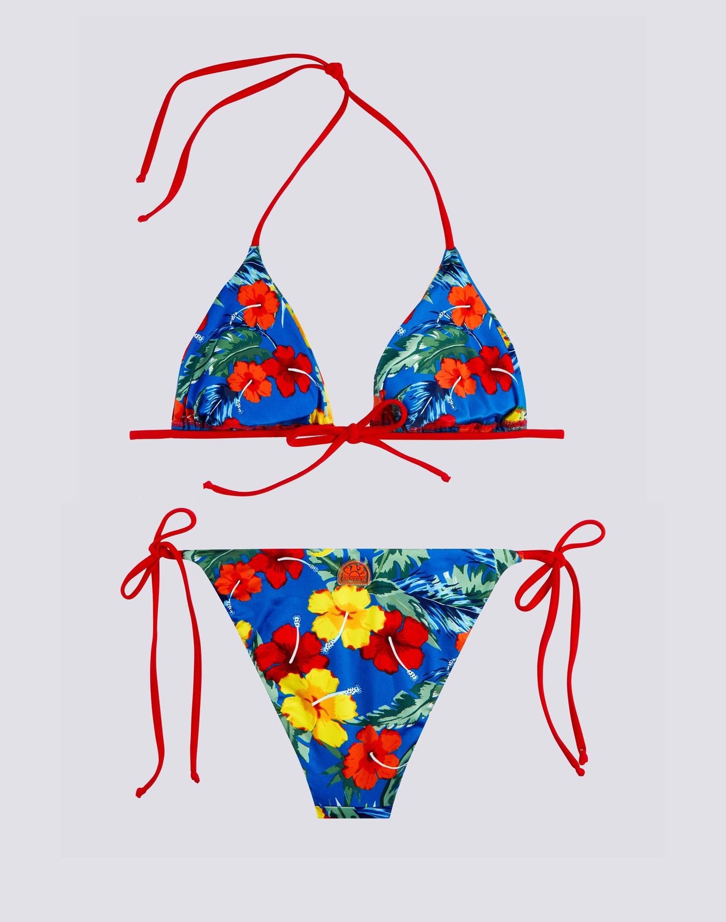 BIKINI BLEU À IMPRIMÉ FLORAL MASTERPIECE