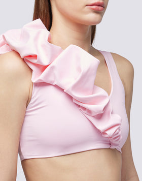 TOP BRALETTE À VOLANTS