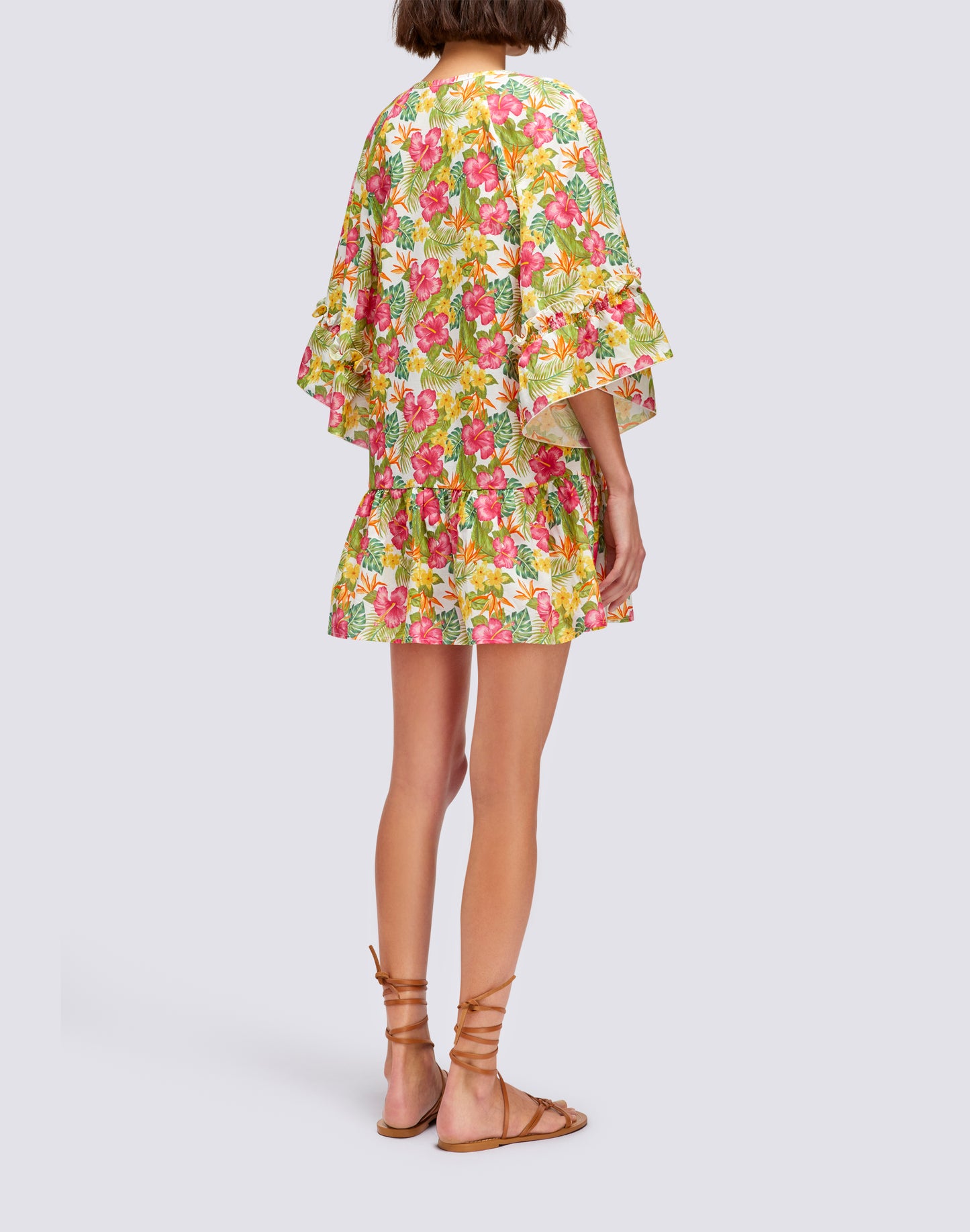 CAFTAN IMPRIMÉ TROPICANA