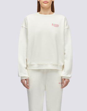 SUDADERA DE CUELLO REDONDO CON LOGOTIPO IMPRESO
