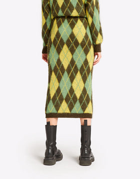 JUPE MIDI EN MAILLE