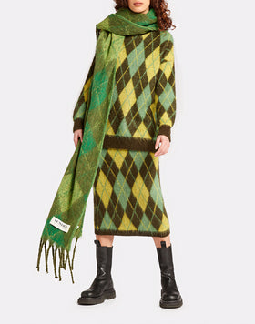 JUPE MIDI EN MAILLE