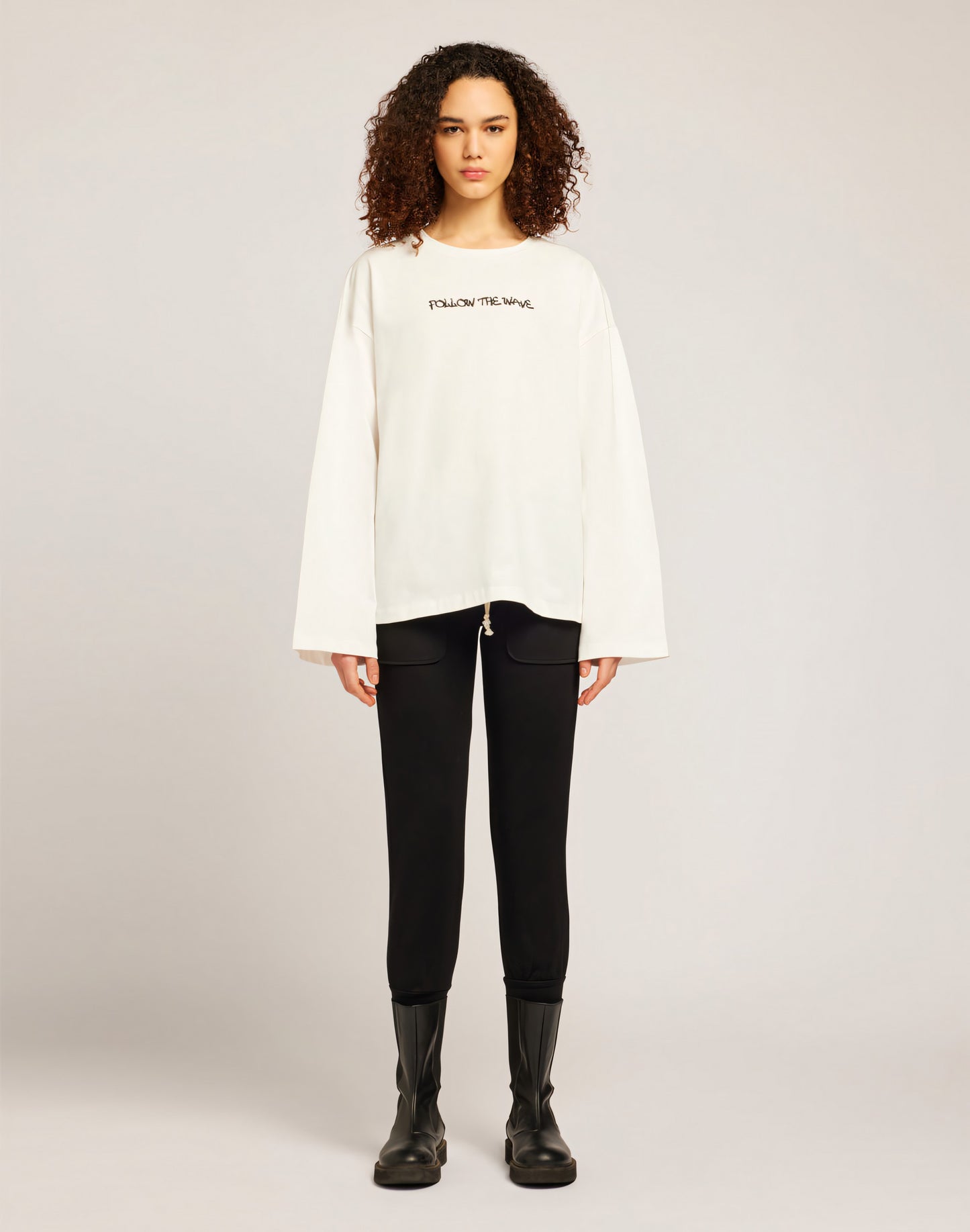 T -SHIRT OVERSIZE A MANICHE LUNGHE