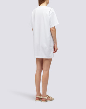 MAXI T-SHIRT WITH EMBROIDERED LOGO