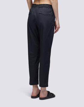 POPLIN PANTS WITH ELASTIC WAIST