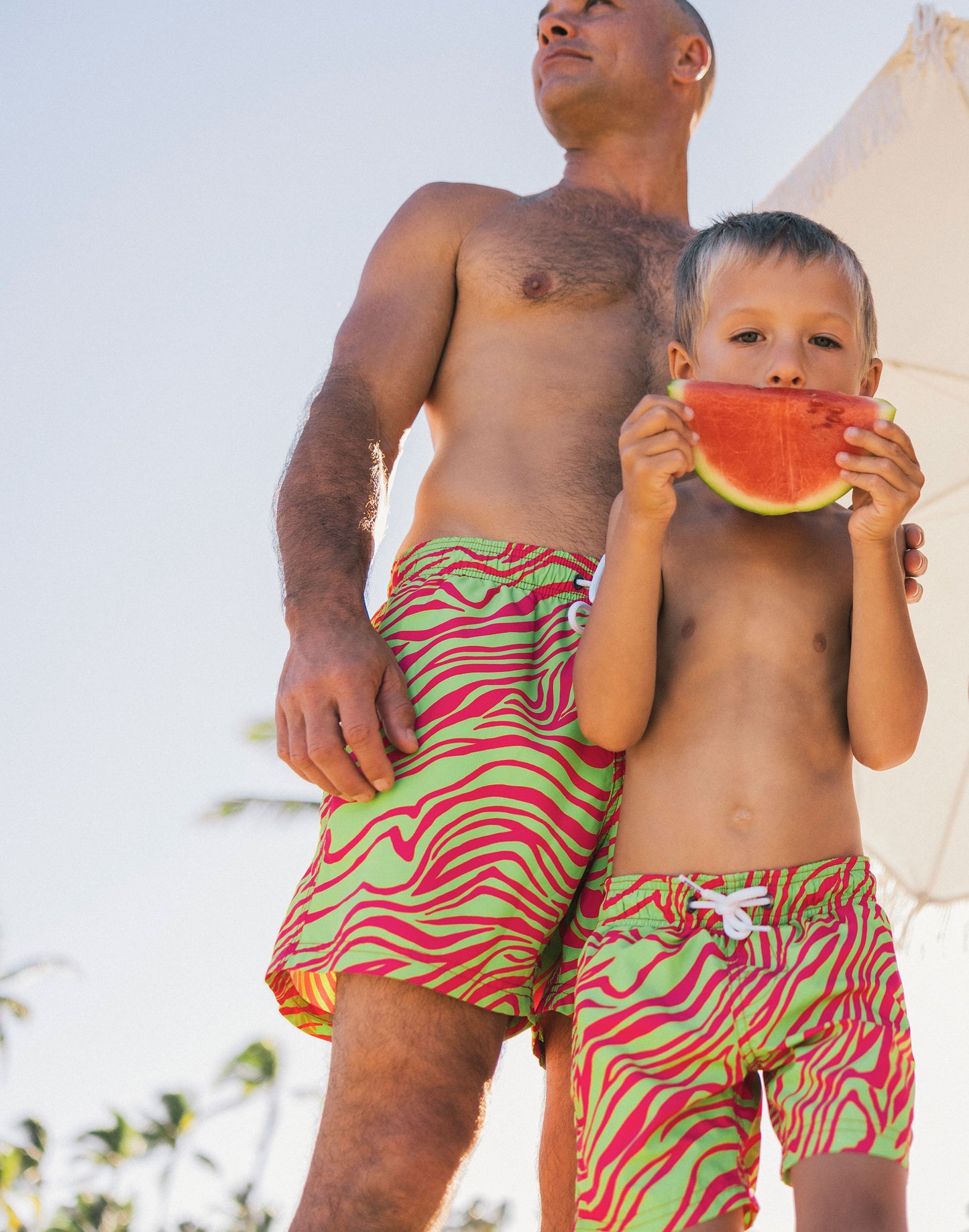 ZEBRA FAMILY MEN'S SWIMSHORTS