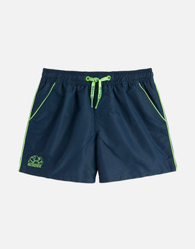 COSTUME DA BAGNO BAMBINO CORTO VITA ELASTICATA ICONIC TAFFETA CON PIPING