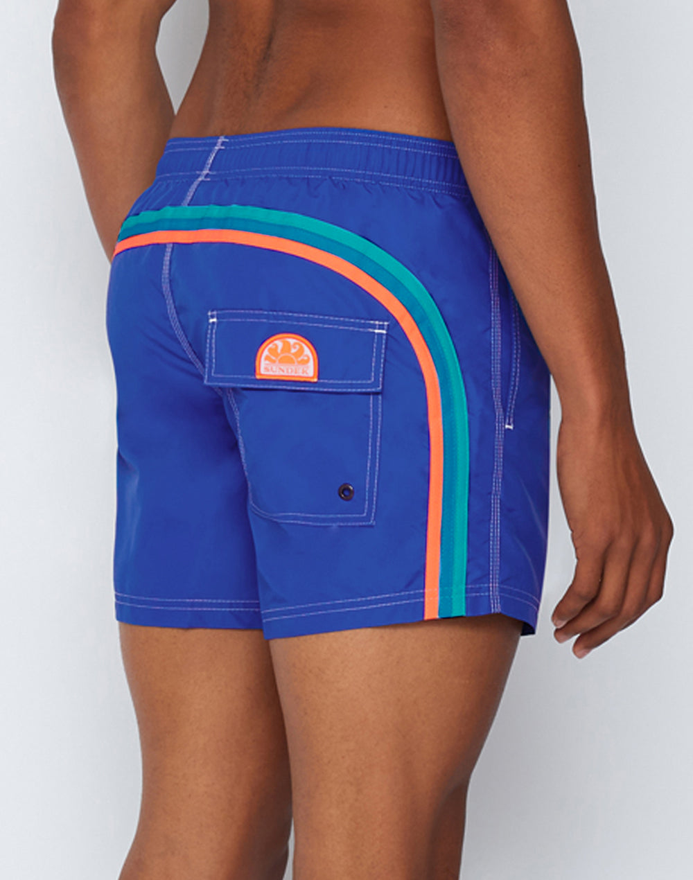 Costume Bambino Goldenpoint Boxer Tennis - Microfibra, Vita Elasticata, Tasche - Foto 9