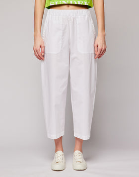 COTTON POPLIN PANTS