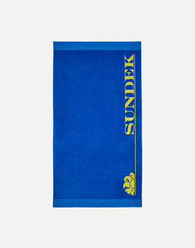 ICON - SERVIETTE DE PLAGE JACQUARD AVEC LOGO ICONIQUE