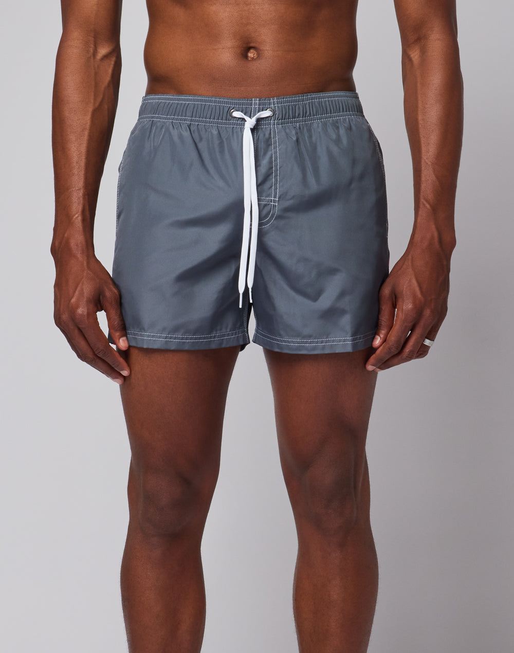サタデーズサーフ ブロックチェック swim shorts 30 海パン