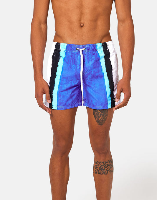 SHORT SWIM SHORTS WITH AN ELASTICATED WAISTBAND - GOLDENWAVE SPECIAL EDITION