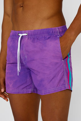 SHORT DE BAIN À TAILLE ÉLASTIQUE