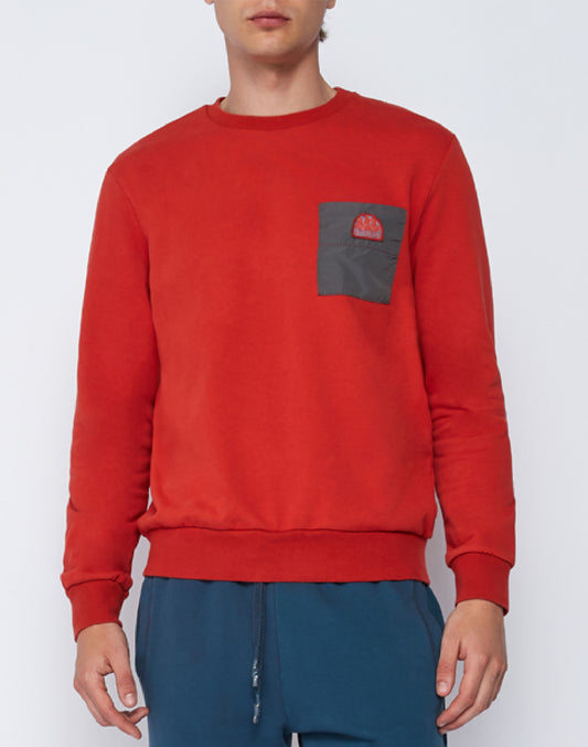 CREW-NECK SWEATSHIRT WITH POCKET