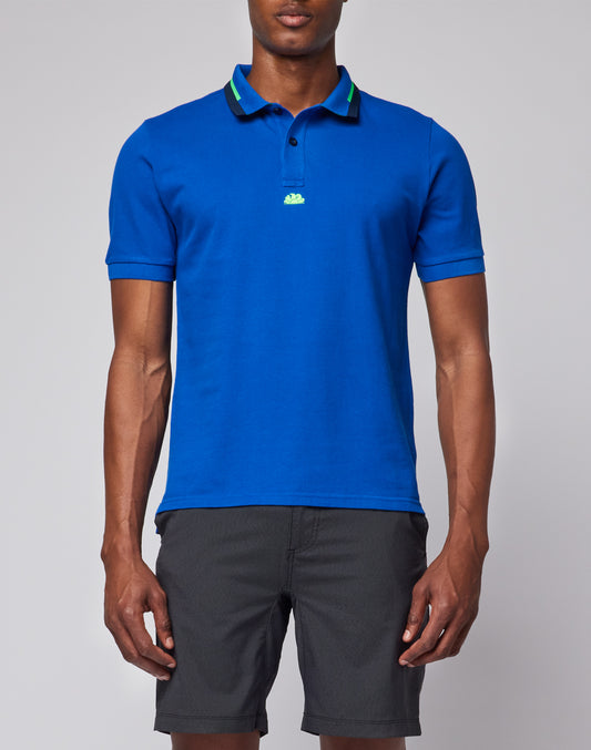 COMBINED PIQUÉ COTTON POLO SHIRT