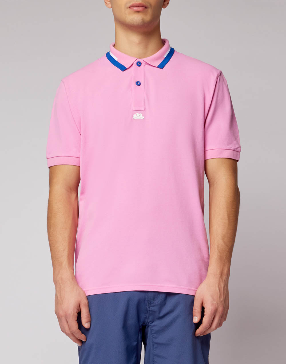 COMBINED PIQUÉ COTTON POLO SHIRT