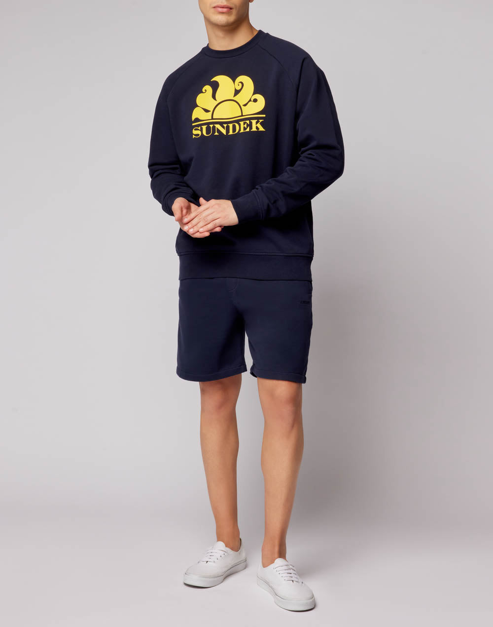 CREW NECK SWEATSHIRT WITH LOGO