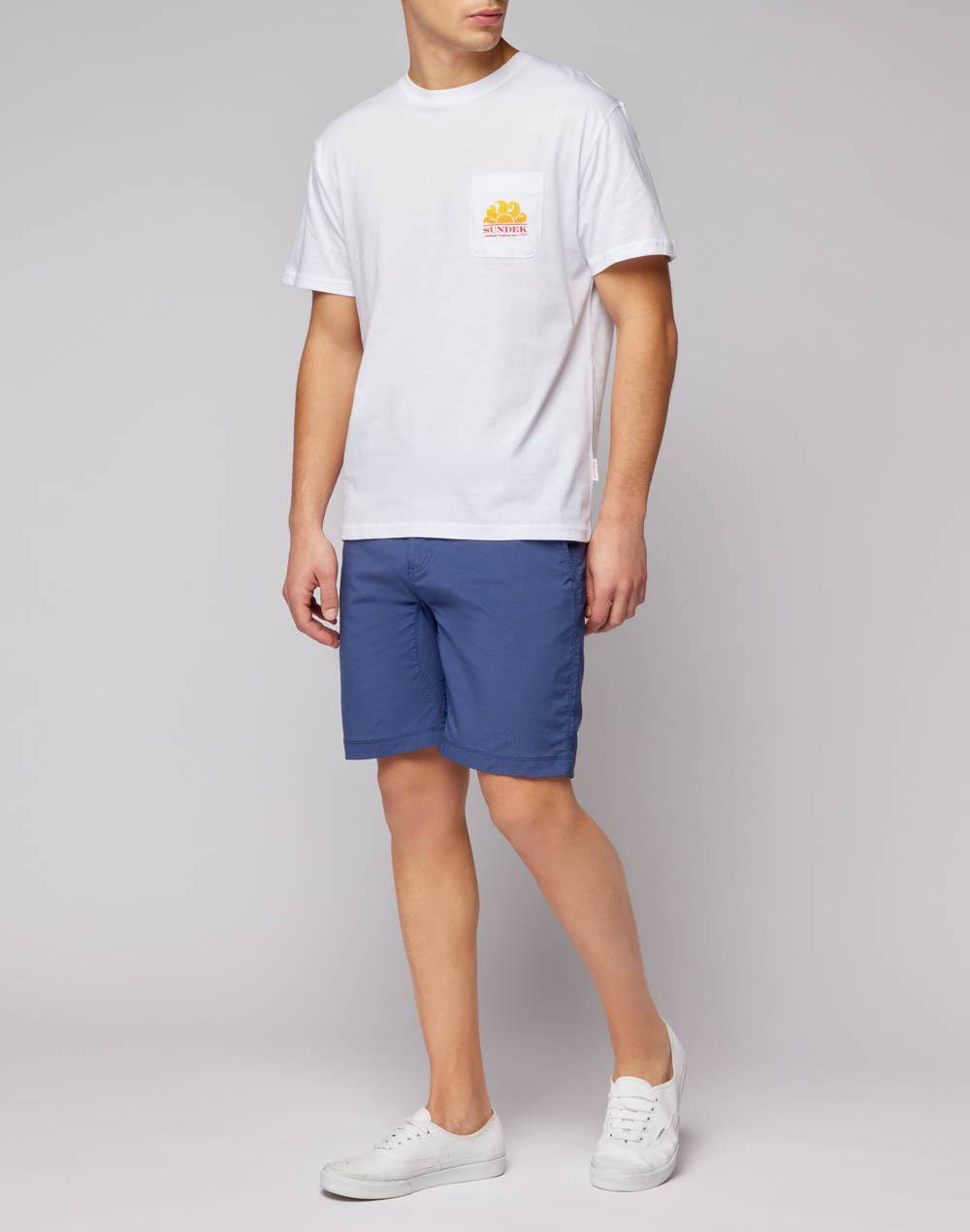 Sundek t-shirt new herbert girocollo con maxi-logo M028TEJ7800-00600 ...
