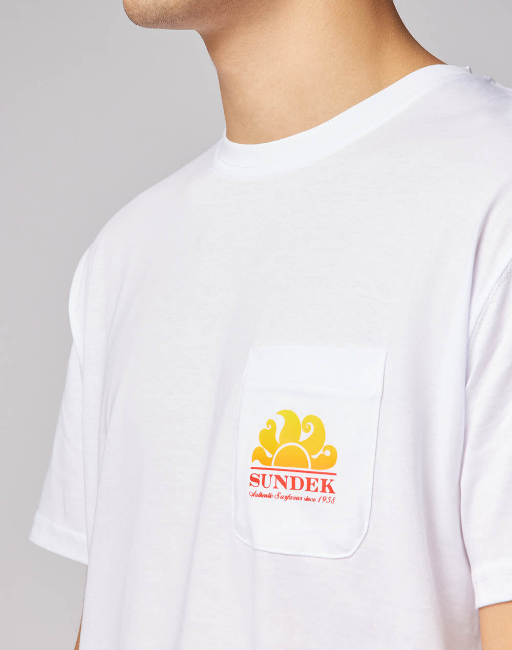 Tシャツ・カットソー LAUGHER PATMAT Hello T-Shirt White PM30 MAN-T-SHIRTSS-NEWHERBERTT-