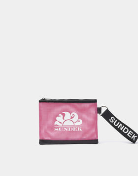 MINI BOLSO DE MALLA CON LOGOTIPO