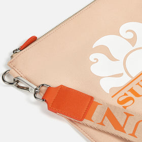 POCHETTE CLUTCH EN TOILE