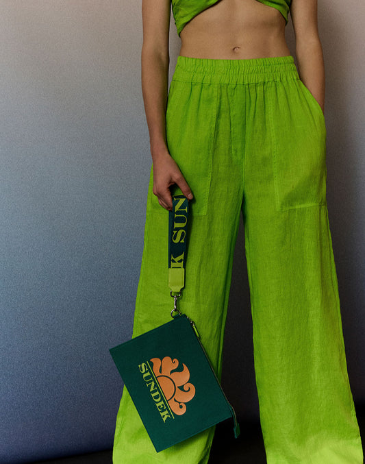 CANVAS CLUTCH BAG