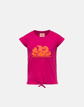 TSHIRT CROPPED SENZA MANICHE IN JERSEY DI COTONE