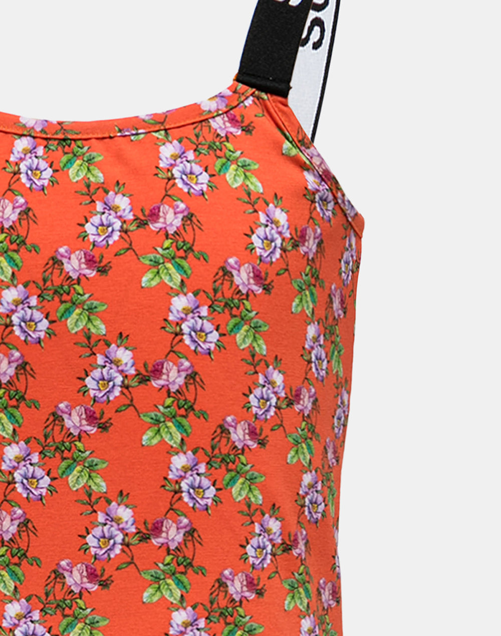 TOP CROPPED CON STAMPA SUN FLOWER